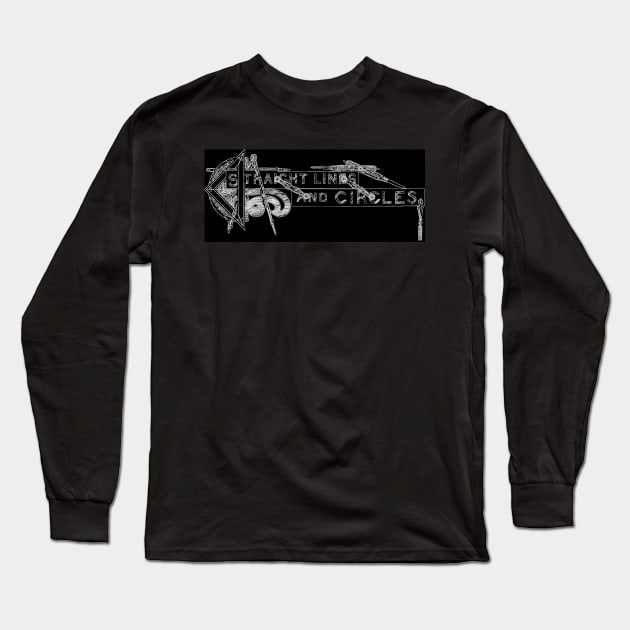 Straight Lines And Circles Long Sleeve T-Shirt by PictureNZ